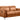 2 pers. sofa med 1 manuel hvilestol i Cognac PU