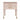Endebord med 2 skuffer i MDF Pink