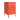 Accent Table pulverlakering i Metal Orange
