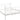 Seng 180x200 cm i Hvidmetal