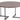 Sofabord 80 cm i sort metal