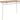 Skrivebord med 2 skuffer i Pine White og Nature