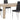 Sæt spisebord 160x90cm med 4 stole Sort