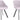 Stol 2 Pakke Rosa