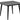 Ende Sidebord Sort