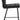 Barchair 2 Pack Black Velvet Black Metal