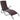 liggestol foldbar polyrattan brun