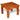 sofabord 60x60x45 cm massivt træ