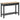 konsolbord 110 x 35 x 80 cm træ sort