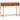konsolbord 100 x 35 x 76 cm massivt akacietræ