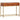 konsolbord 100 x 35 x 76 cm massivt akacietræ