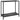 konsolbord 80x35x75 cm hærdet glas sort