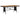 havebord 160x70x72 cm polyrattan og massivt akacietræ sort