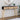 konsolbord 105x30x75 cm massivt fyrretræ naturlig rattan sort