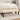 bænk 100x30x30 cm stof cremefarvet