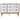 kommode OTTA 111x43x73,5 cm massivt fyrretræ brun og hvid