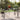havebord 160x80x74 cm stål og hærdet glas sort