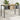 havebord med top i akacietræ 115x54x74 cm polyrattan sort