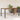 havebord med akacietop 150x90x75 cm polyrattan sort