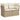 2-personers havesofa med hynder polyrattan beige
