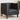 Chesterfield-sofastol kunstlæder sort