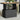 havebord 90x55x71 cm polyrattan og akacietræ sort