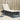 liggestol med hynde polyrattan sort