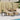 2-personers havesofa med bord og skamler polyrattan beige