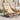 strandstol foldbar massivt eukalyptustræ og stof beige