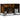 skobænk 80x40x53,5 cm konstrueret træ metal røget egetræsfarve