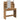 makeupbord med LED-lys 96x40x142 cm kunsteg