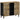 skænk 90x33,5x75 cm massivt ru mangotræ