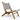 Lænestol Alberte - teak - natur snoreflet