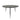 Sofabord Austin Ø80 cm - sort top - sortmalet stel