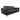 3-pers. sofa Model Milano - helt i sort læder