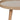 Sofabord San Jose Ø60 cm - brun top - ben i ubehandlet eg