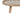 Sofabord San Jose Ø60 cm - brun top - ben i ubehandlet eg