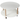 Rullebord San Francisco Ø80 cm - hvid top - ben i ubehandlet eg