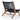 Lænestol Alberte - teak - sort snoreflet